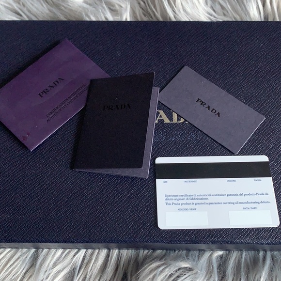 Authentic Prada Saffiano Leather Slim Pouch - Picture 14 of 15